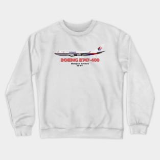 Boeing B747-400 - Malaysia Airlines Crewneck Sweatshirt